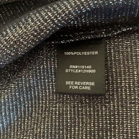 Double Zero (brand) Silver and black pencil skirt size M - Picture 5 of 11